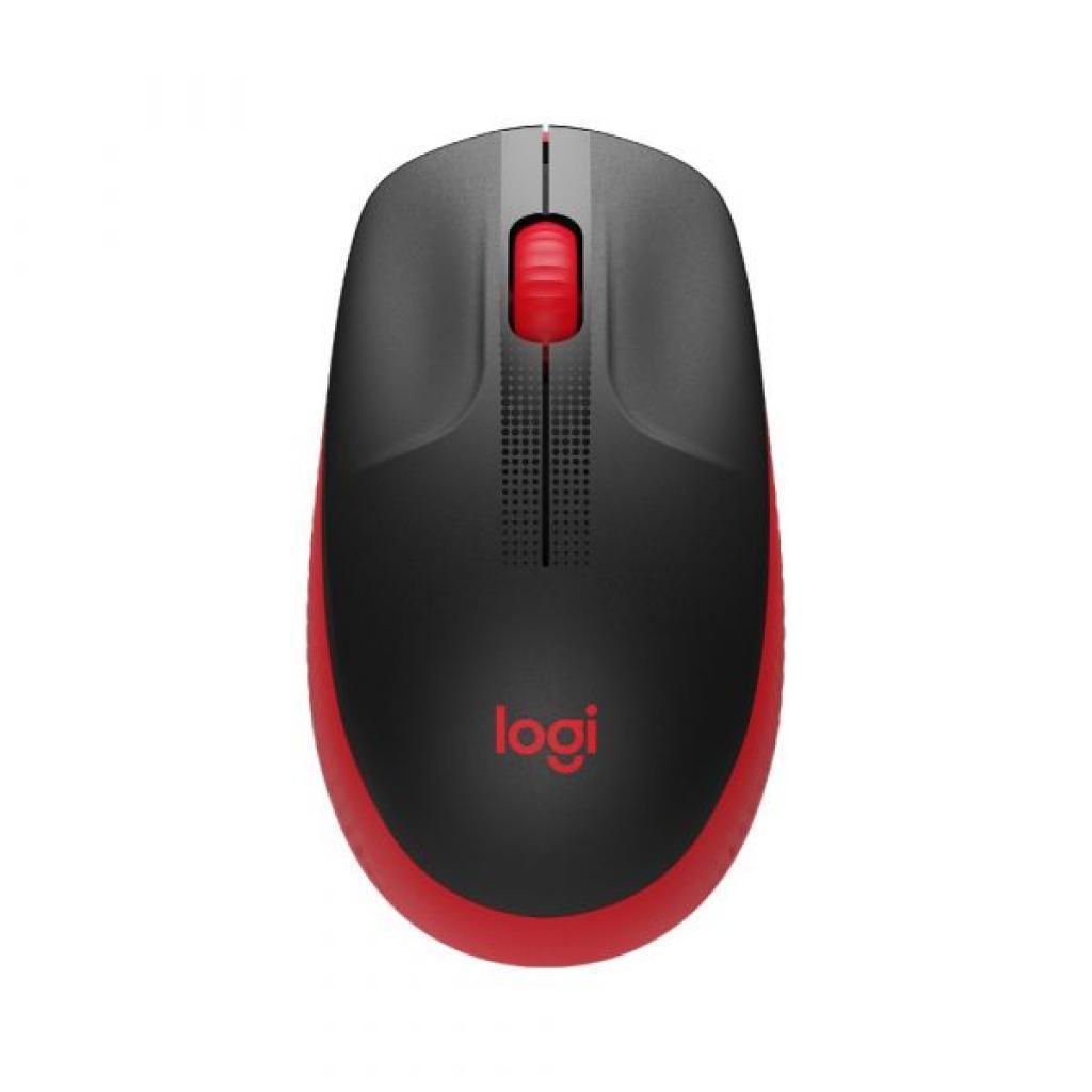MOUSE LOGITECH M190 PRETO/VERMELHO 910-005904