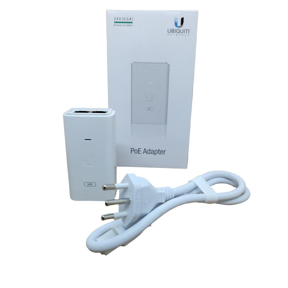 UBIQUITI FONTE POE-24-12W-WH-BR 0.5AMP POE INJECTO