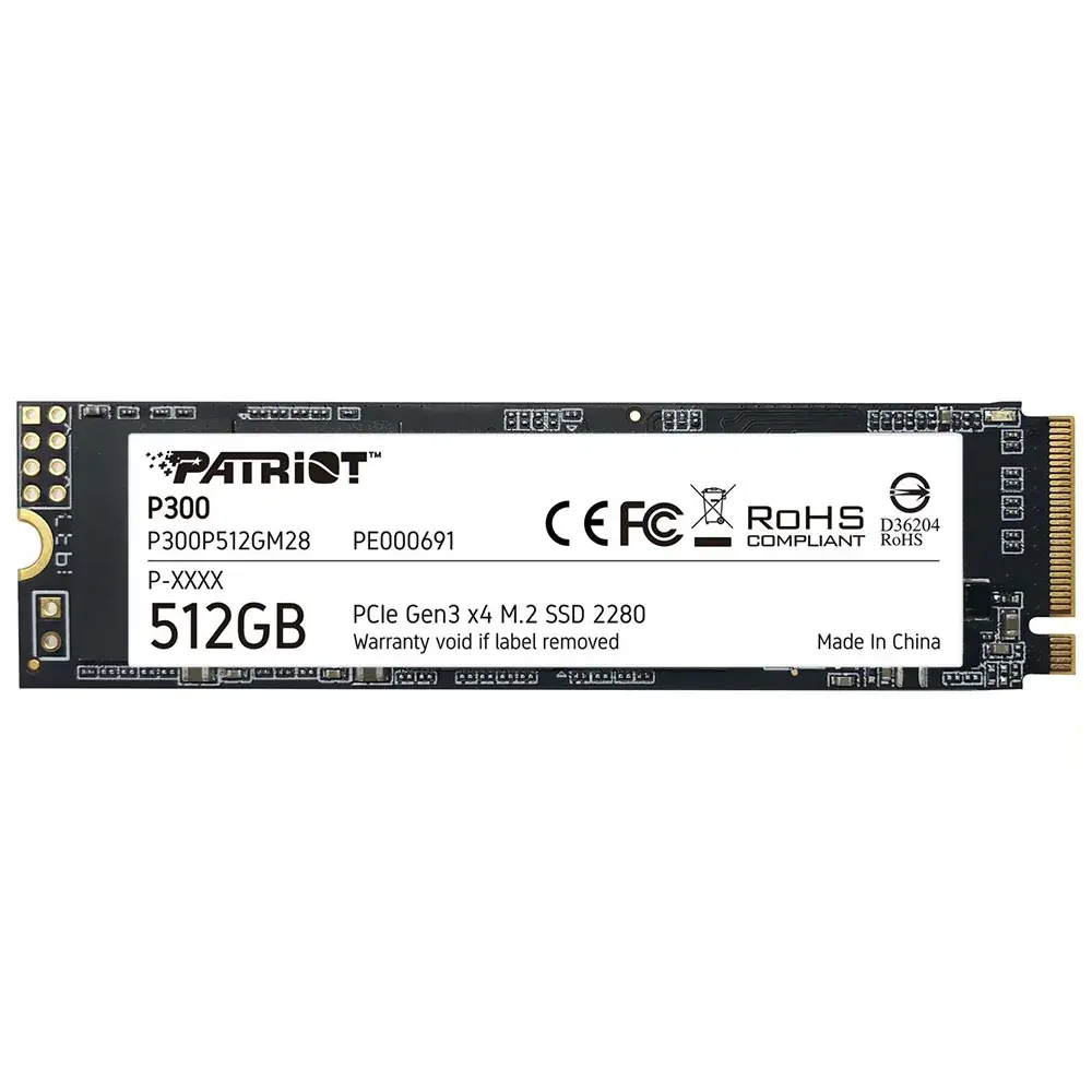 HD SSD M.2  512GB PATRIOT P300P512GM28 NVME
