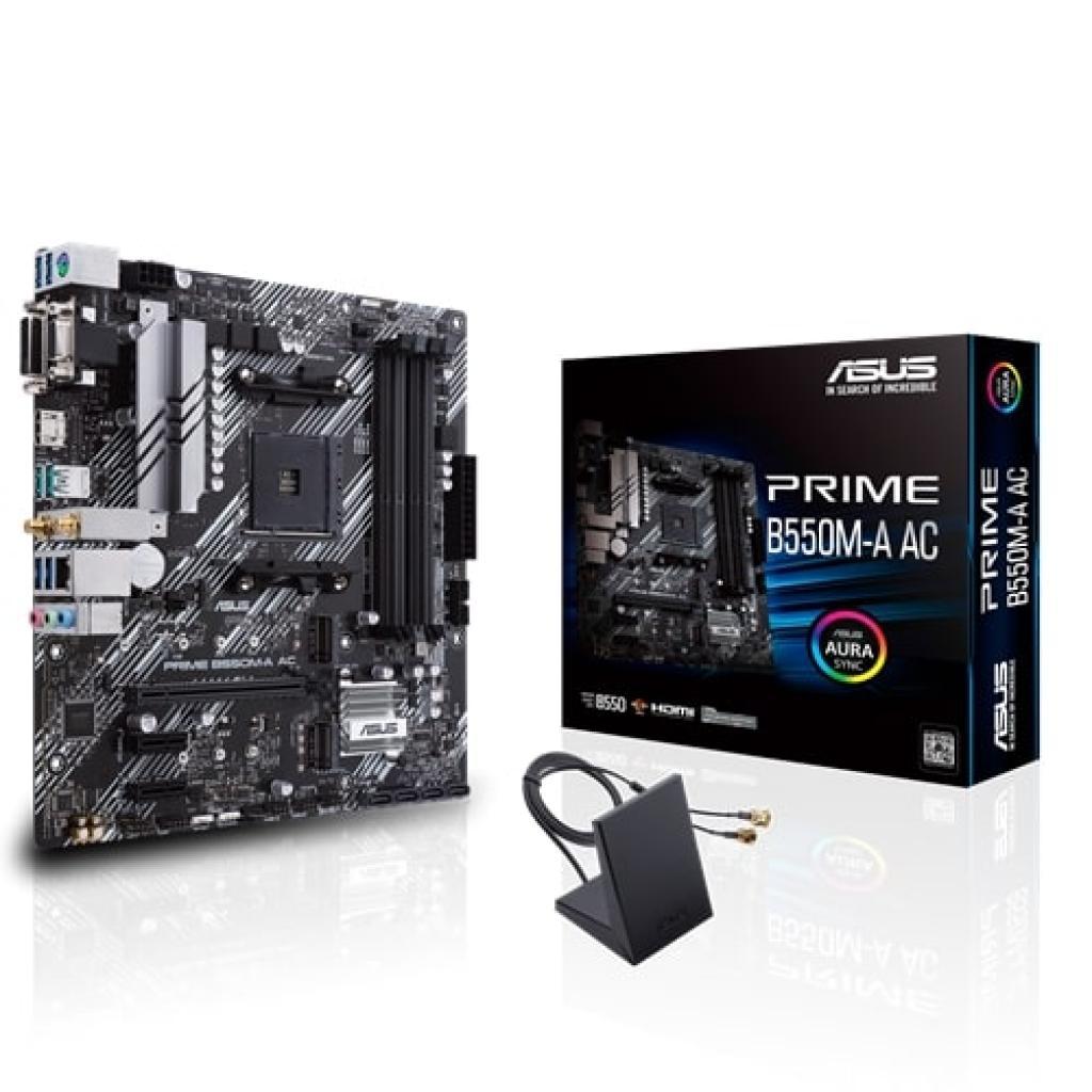 Placa mae Amd (Am4) Asus B550m-A Ac Prime