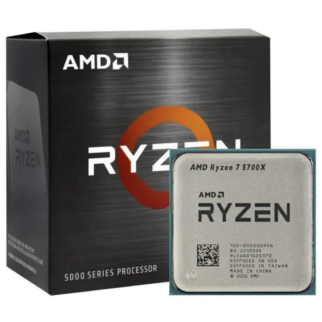 CPU AMD AM4 RYZEN R7-5700X 3.4GHZ 36MB S/COOLER