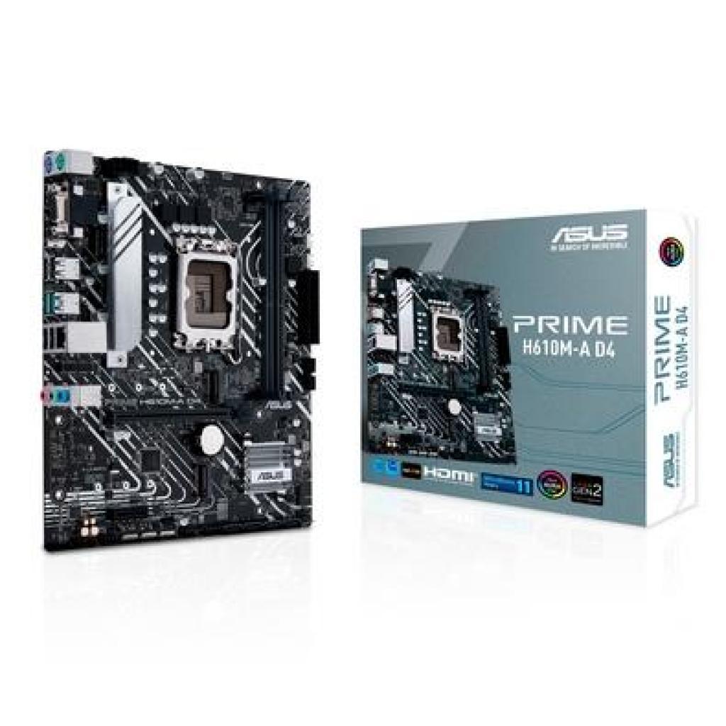 Placa Mae Intel (1700) Asus H610m-D Prime D4