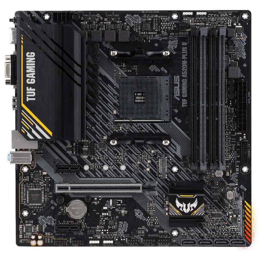 Placa mae Amd (Am4) Asus A520m-Plus Ii Tuf Gaming