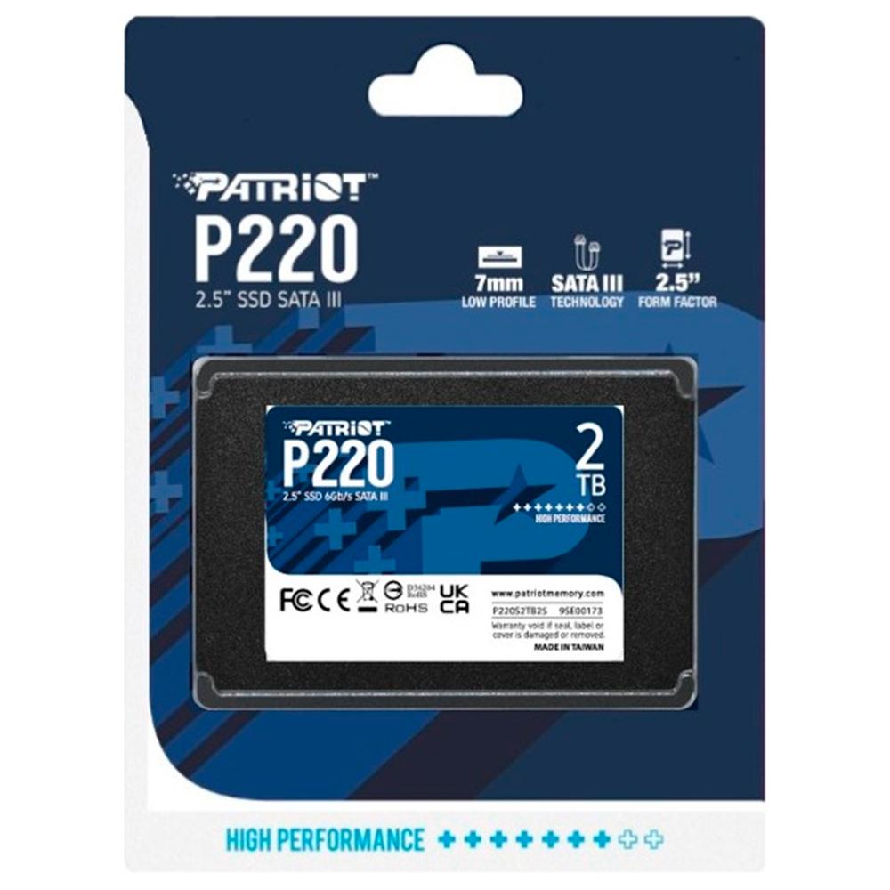 HD SSD SATA3 2TB PATRIOT P220 P220S2TB25