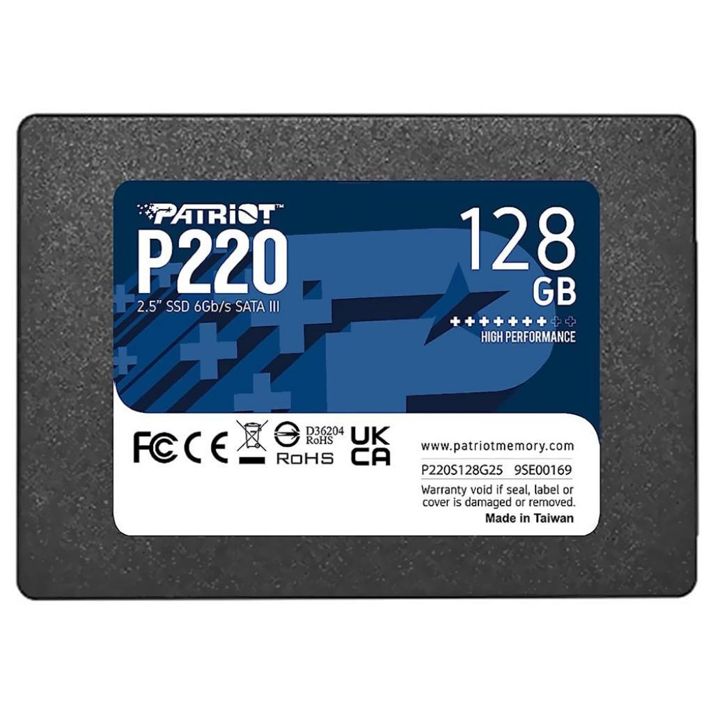 HD SSD SATA3  128GB 2.5" PATRIOT P220 P220S128G25