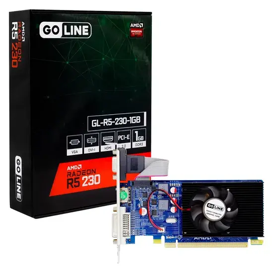 Placa de Video 1GB EXP. R5-230 Goline GL-R5-230-1GB-D3