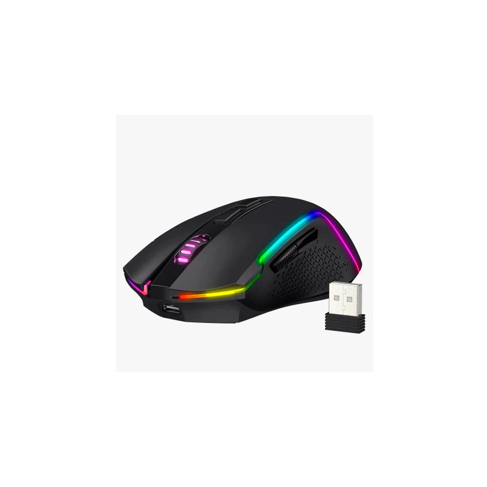 MOUSE REDRAGON TRIDENT M693 RGB S/FIO PRETO
