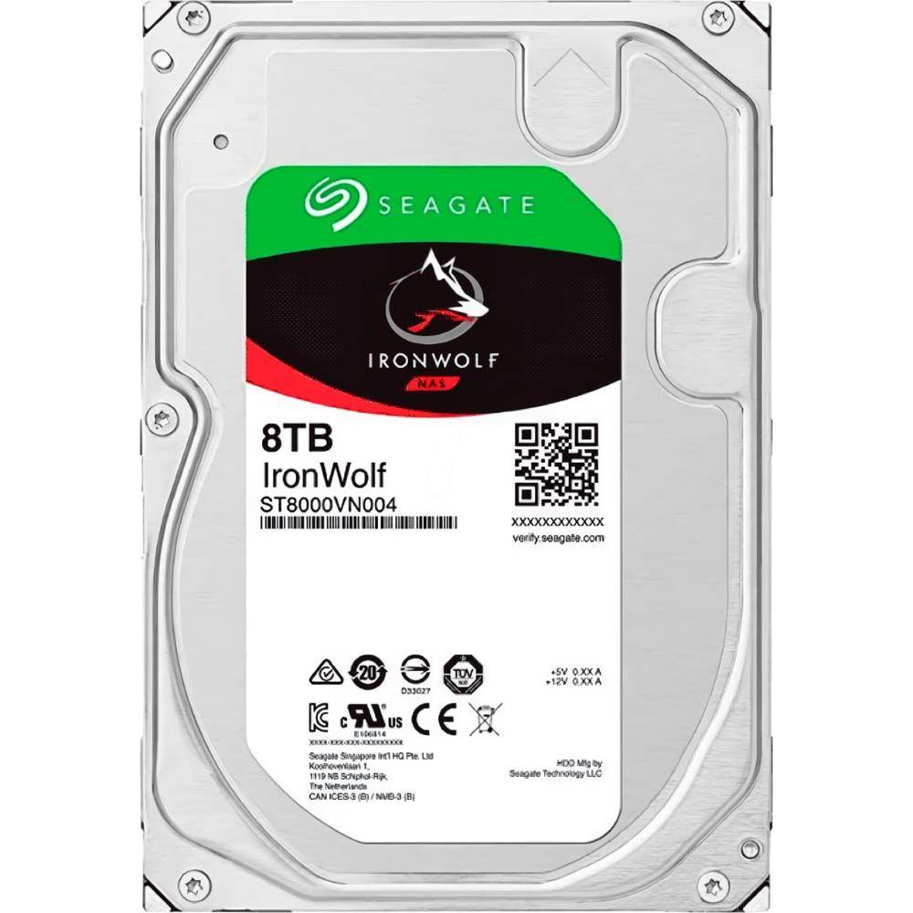 HD SATA3  8TB SEAGATE IRONWOLF NAS ST8000VN004