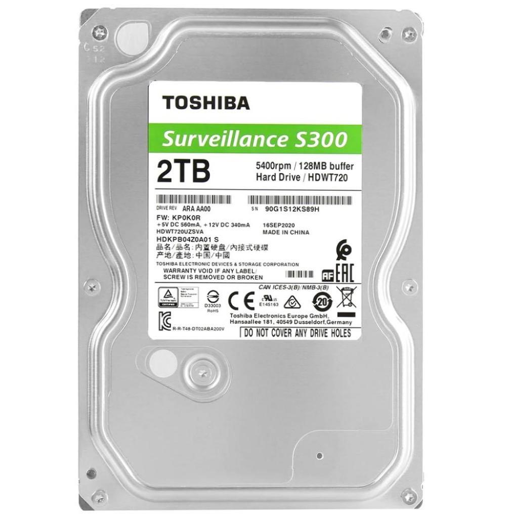 hd sata3  2tb toshiba surveillance s300