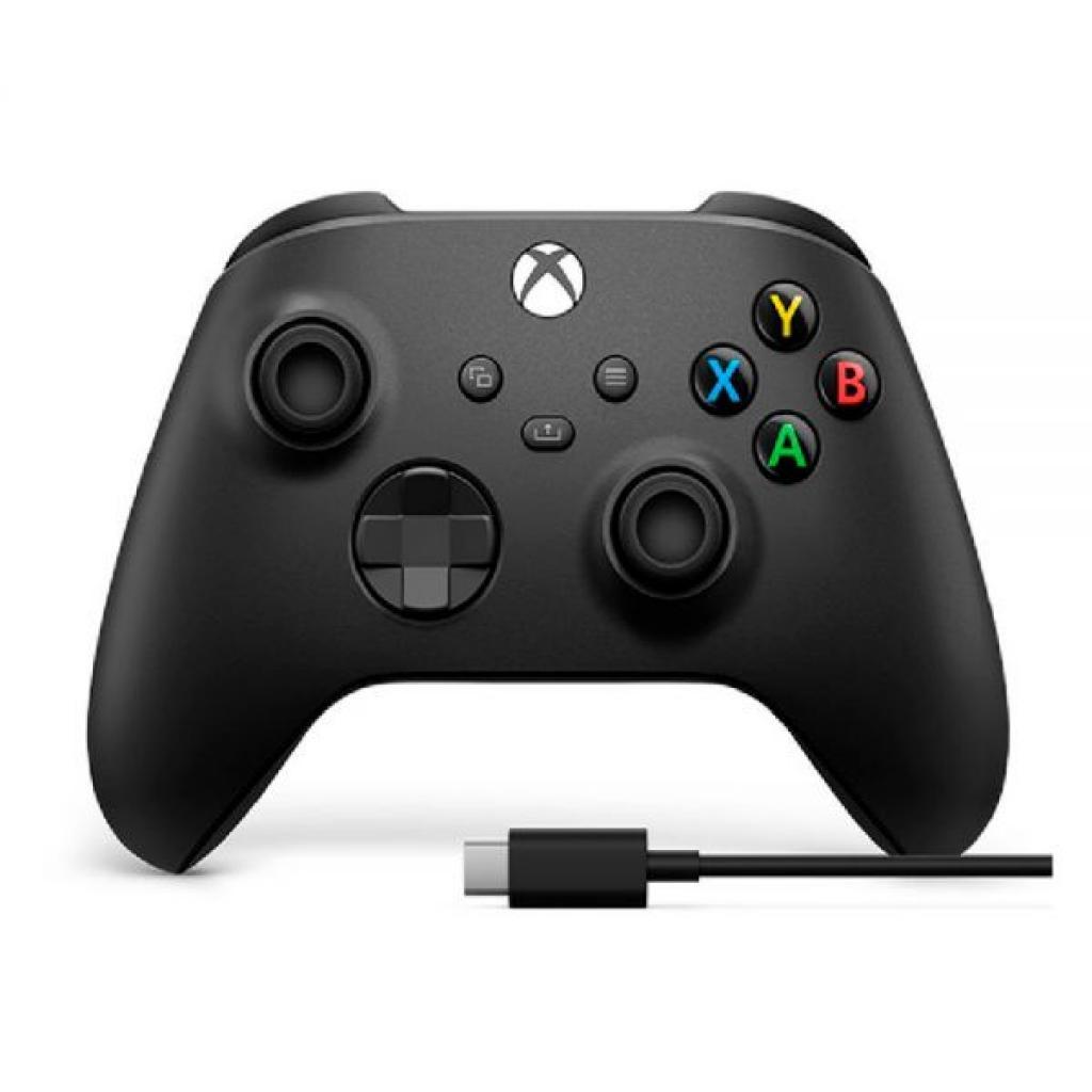 CONTROLE XBOX S/X WIR BLACK S/CABO USB|*S/GARANTI