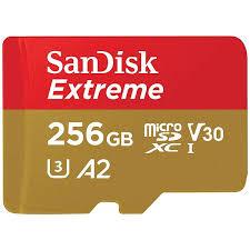 MEMORY SD MICRO256GB SANDISK  EXTREME     190-130M