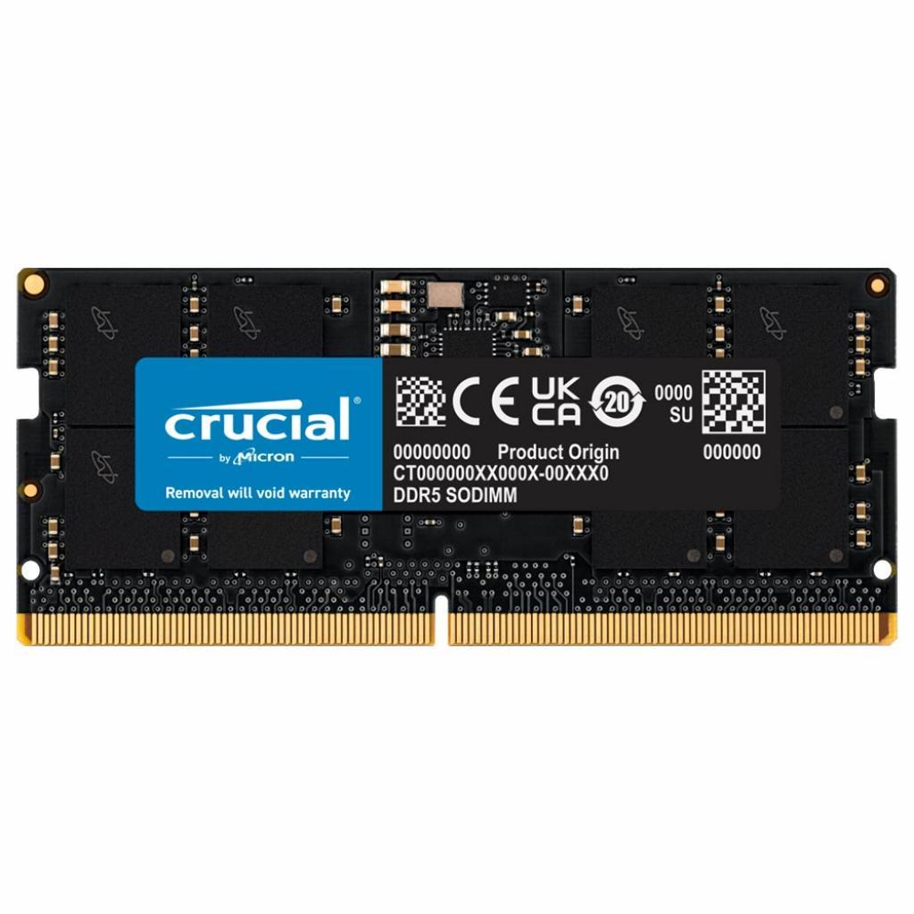 MEM P/ NTB DDR5 16GB 4800 CRUCIAL CB16GS4800
