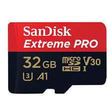 MEMORY SD MICRO 32GB SANDISK  EXTREME PRO 100MB U3
