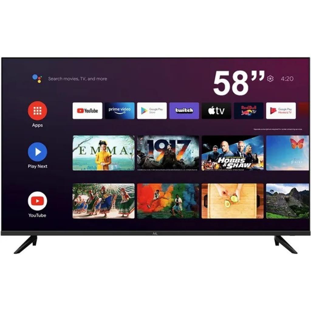 TV QLED 58" MTEK MKQ58FSGU 4K SMART GOOGLE WIFI/BT