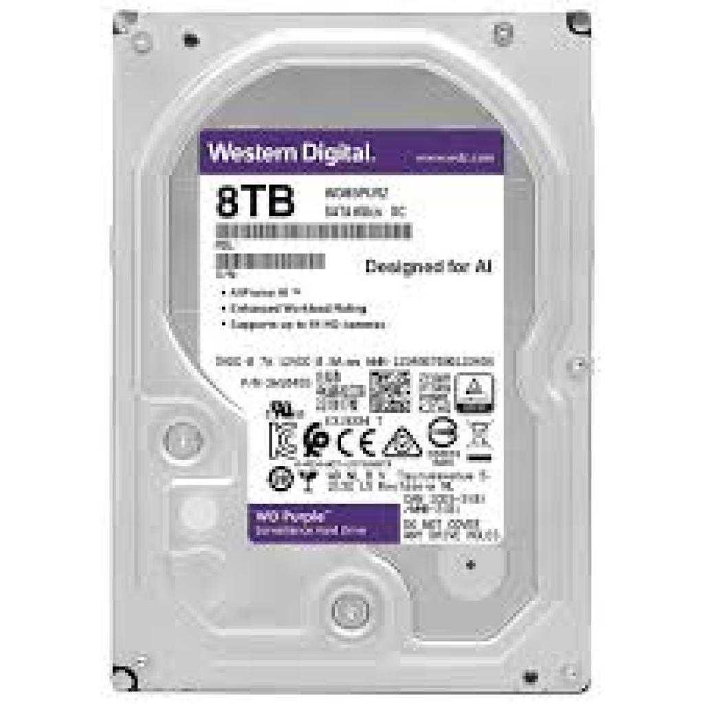 HD SATA3  8TB WD PURPLE WD85PURZ (GARANTIA BR)