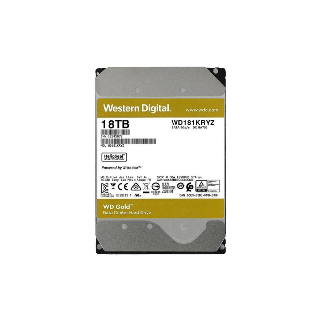 HD SATA3 18TB WD GOLD ENTERPRISE WD181KRYZ