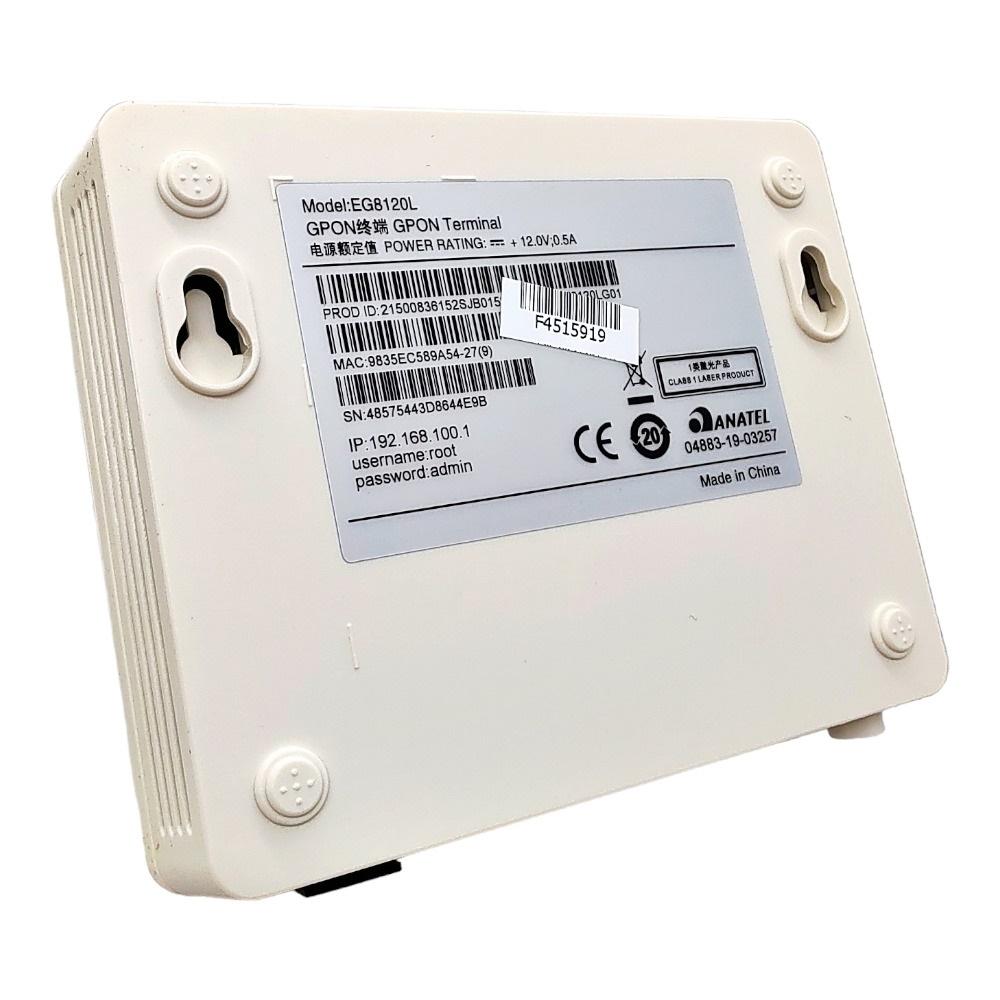 F. Onu Gpon Hibrida Huawei Eg8120l 1Ge+1Ge+1Pots