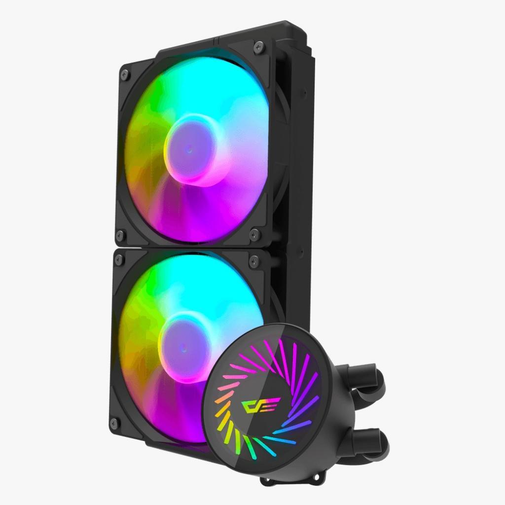 COOLER CPU DARKFLASH RADIANT DCS240 RGB PRETO