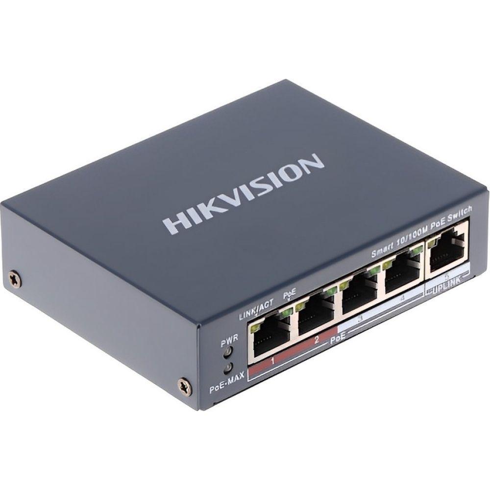 HUB  4 PORTAS HIKVISION DS-3E1105P-EI/M POE