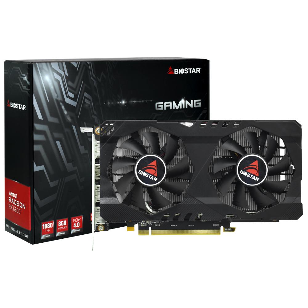 Placa de Video 8GB EXP. RX6600 Biostar Gaming VA6606RM81