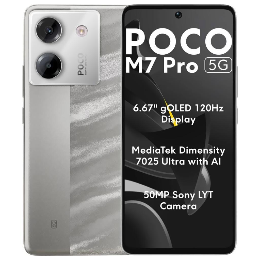CEL XIAOMI POCO M7 PRO 12/512GB 5G SILVER BR S/GAR
