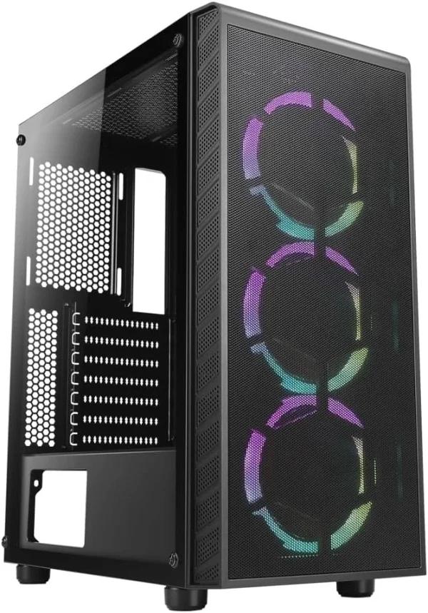 Gabinete Azza Prime 360 CSAZ-360 Mid Tower 3 Coolers
