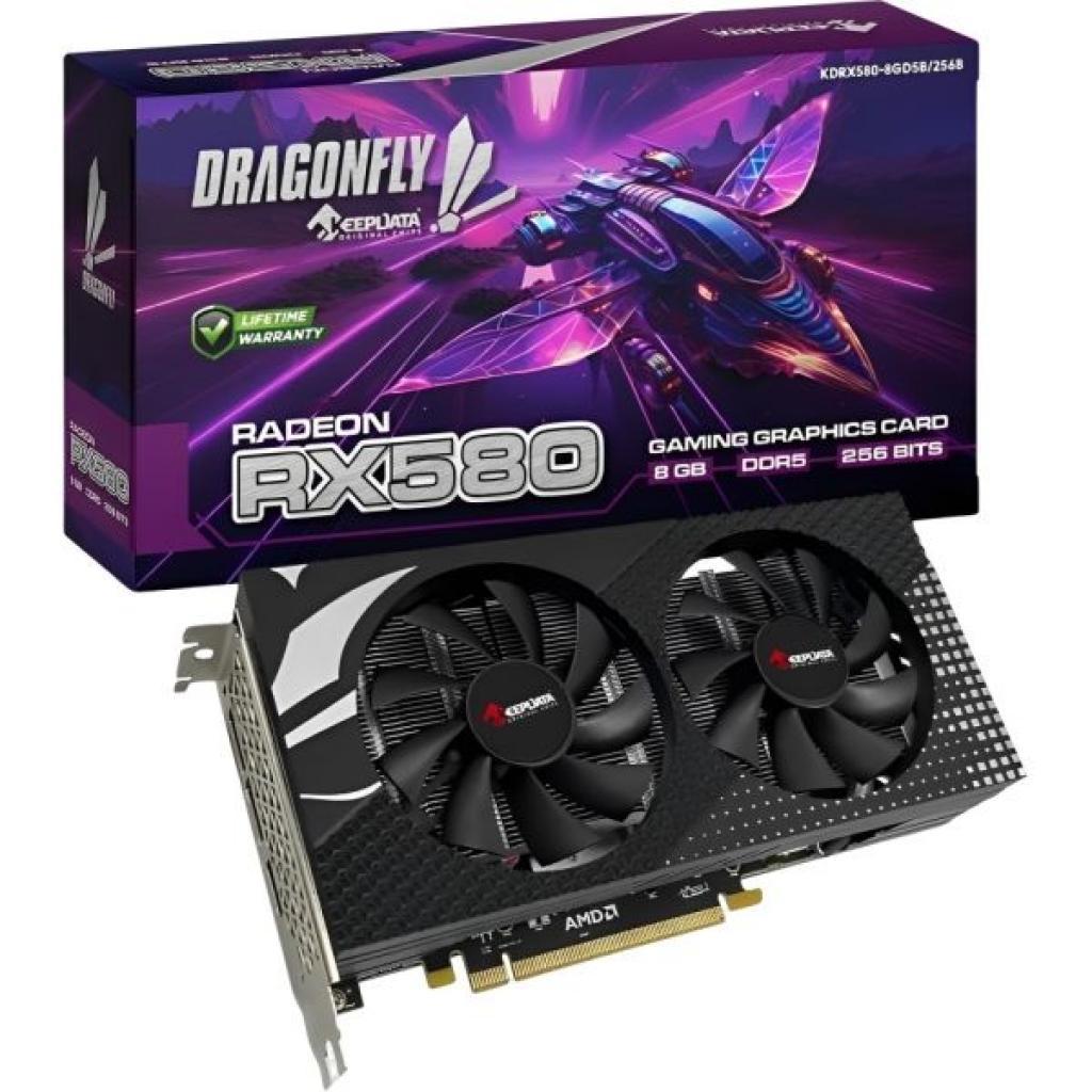 Placa de Video 16GB EXP. RX580 Keepdata Dragonfly Gaming Preto KDRX580-16GD5B