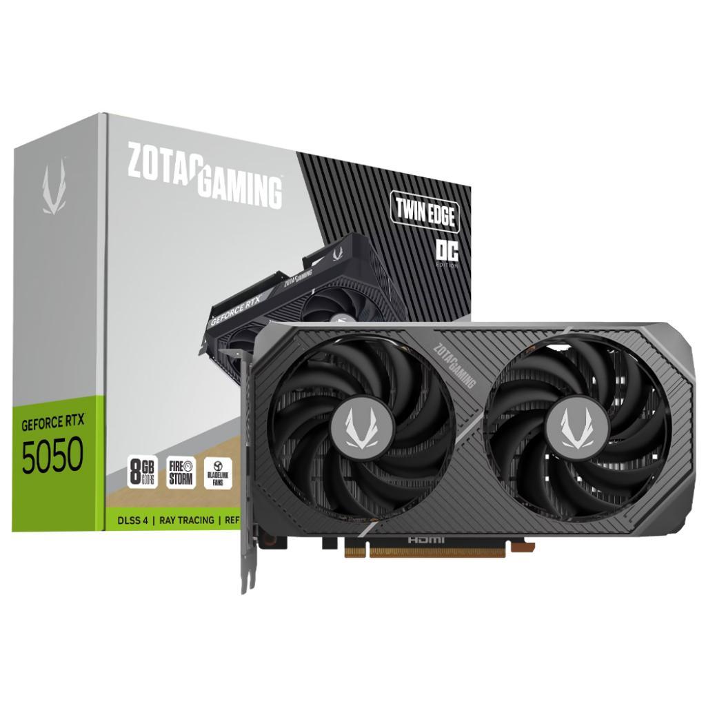Placa de Video 8GB EXP. GF-RTX5050 Zotac Twin Edge Oc ZT-B50500H-10