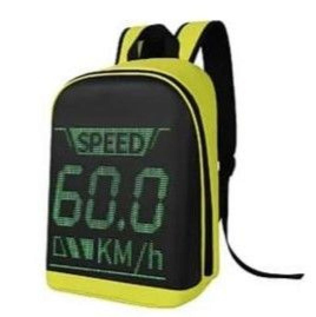MOCHILA SATE LED A-KP6010 AMARELO/PRETO (IVA)