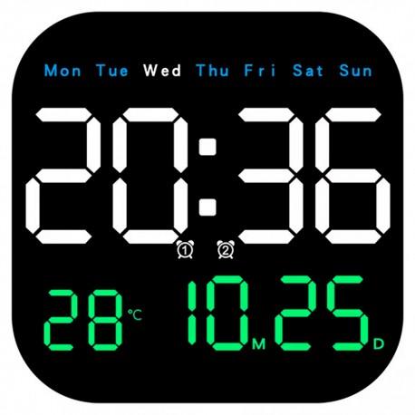 Relogio Digital Parede Sate ac-t6844  Led Branco