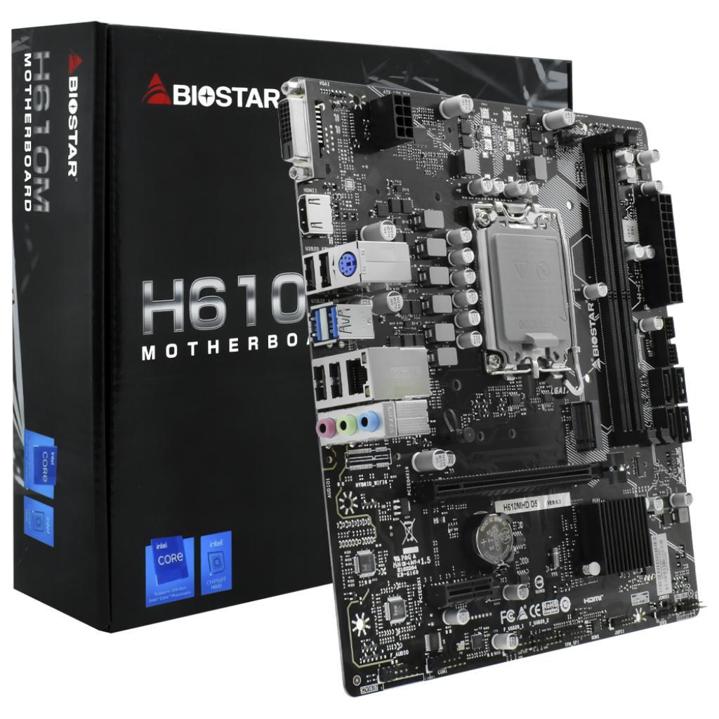 Placa Mae Intel (1700) Biostar H610mhd D5 Ddr5