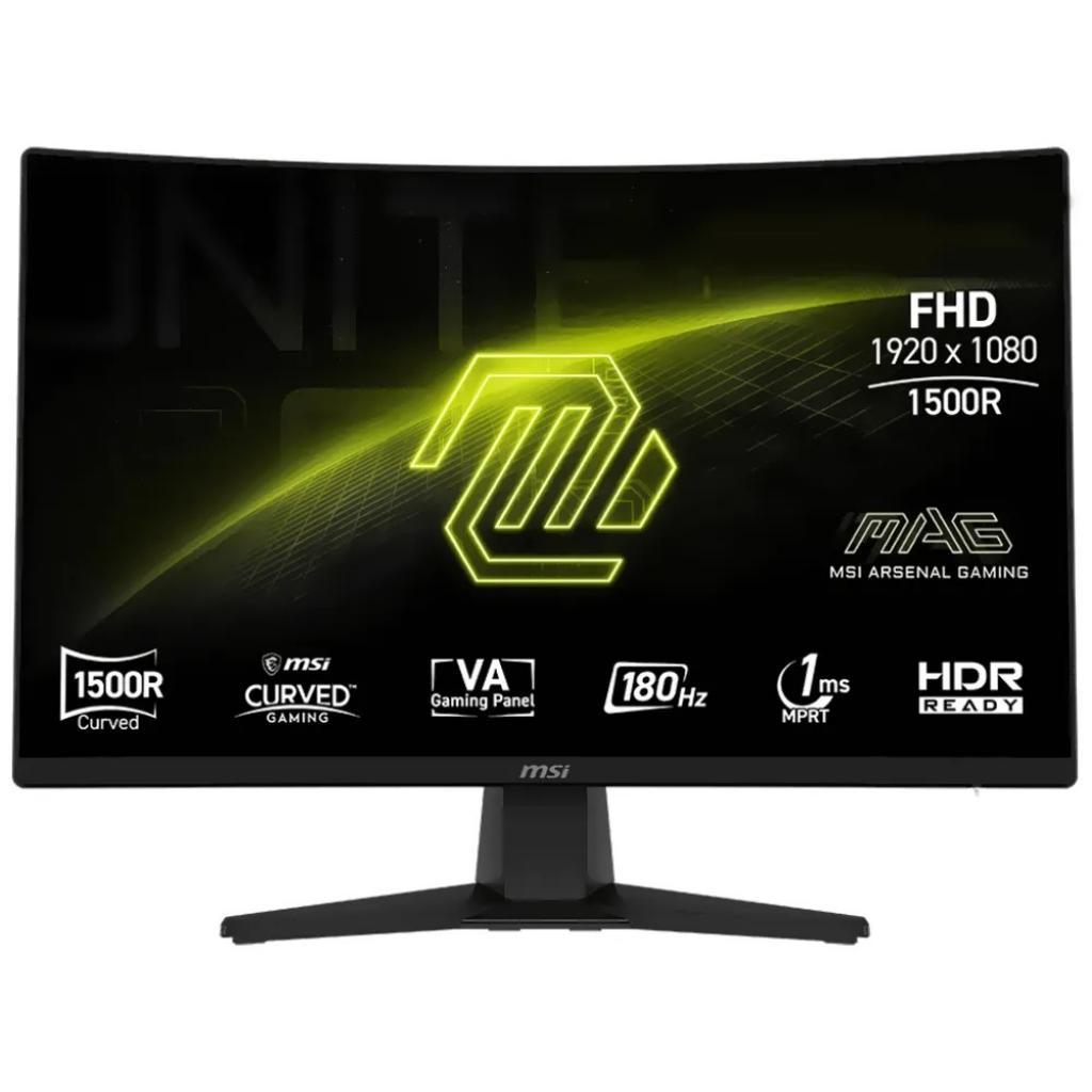 MON. LED 23.6" MSI 242C FHD 180HZ 1MS CURVO