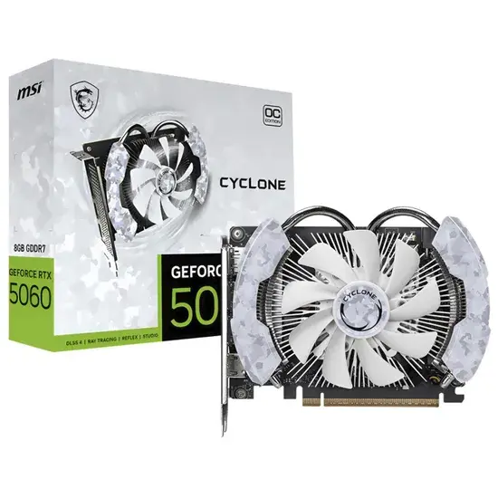 Placa de Video 8GB EXP. GF-RTX5060 Msi Cyclone OC 912-V812-205