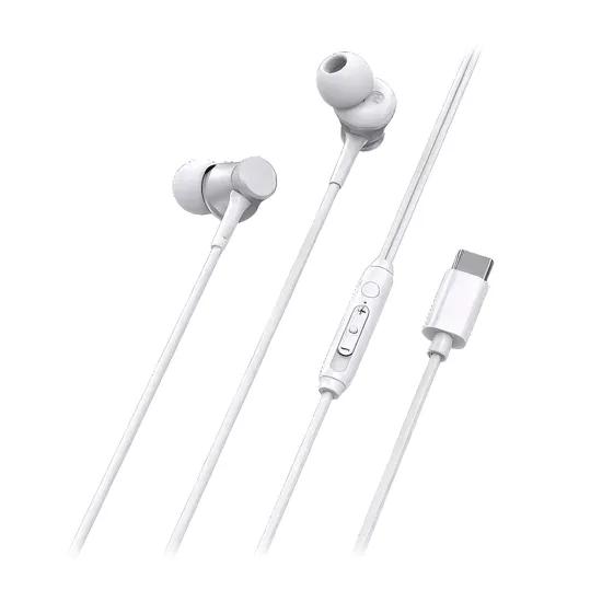 FONE G-TIDE CW02 MIC/TYPE-C COM FIO BRANCO      SG