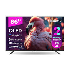 TV QLED 86" MTEK MKQ85FSGU 4K SMART GOOGLE WIFI/BT