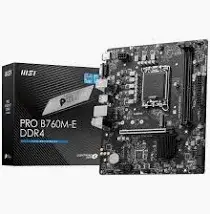 Placa Mae Intel (1700) Msi H610m-A Pro Ddr4