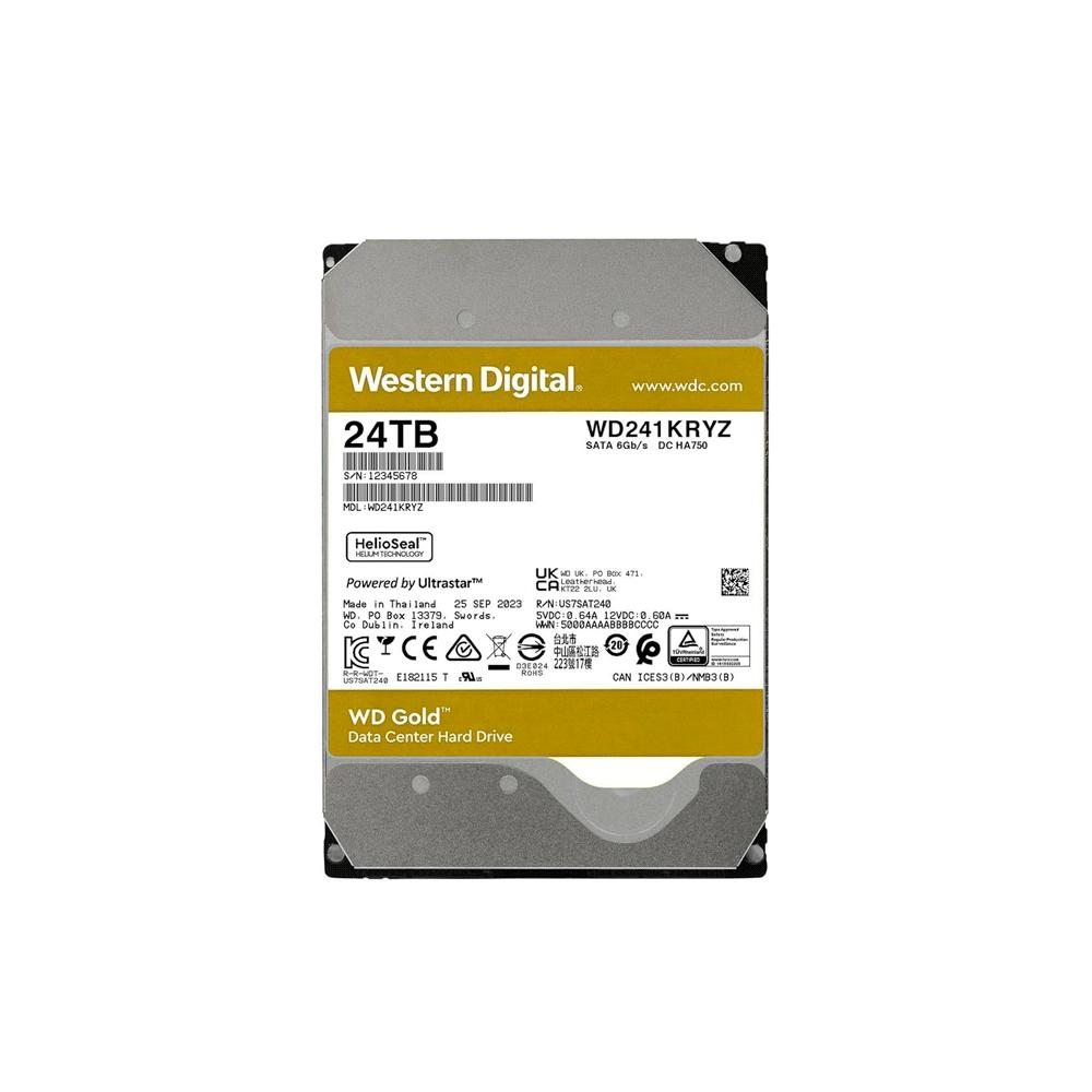 HD SATA3 24TB WD GOLD ENTERPRISE WD241KRYZ
