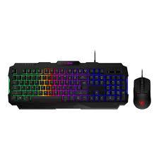 TEC. USB MSI FORGE GK100 C/MOUSE RGB PRETO