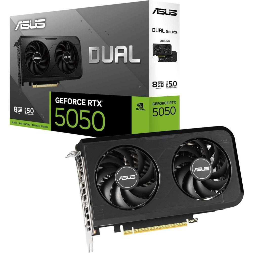 Placa de Video 8GB EXP. GF-RTX5050 Asus Dual Oc Edition 90YV0N72-M0NA00