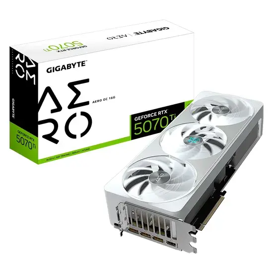 Placa de Video 16GB EXP. GF-RTX5070TI Gigabyte Aero OC GV-N507TAERO