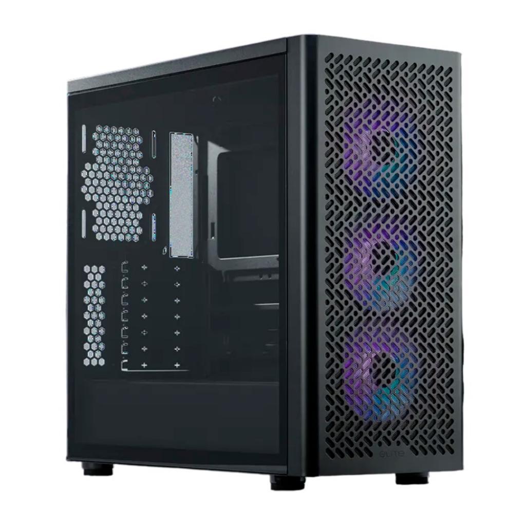 Gabinete Cooler Master Elite 502 Black Lite E502L-KGNN-S00