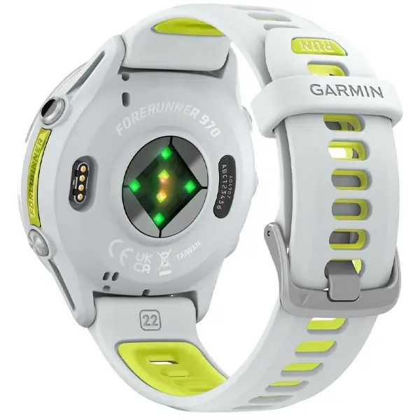 Relogio Garmin Forerunner 970 Branco /Amarelo sg
