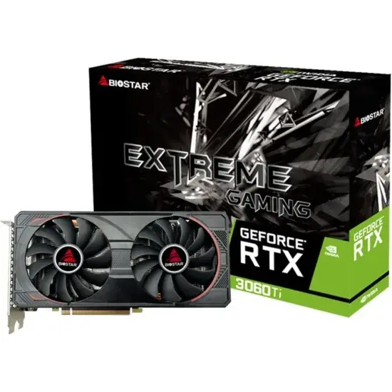 Placa de Video 8GB EXP. GF-RTX3060TI Biostar Extreme Gaming