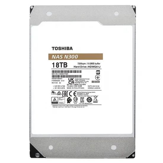 HD SATA3 18TB TOSHIBA N300 NAS 7200 HDWG51JXZSTA*