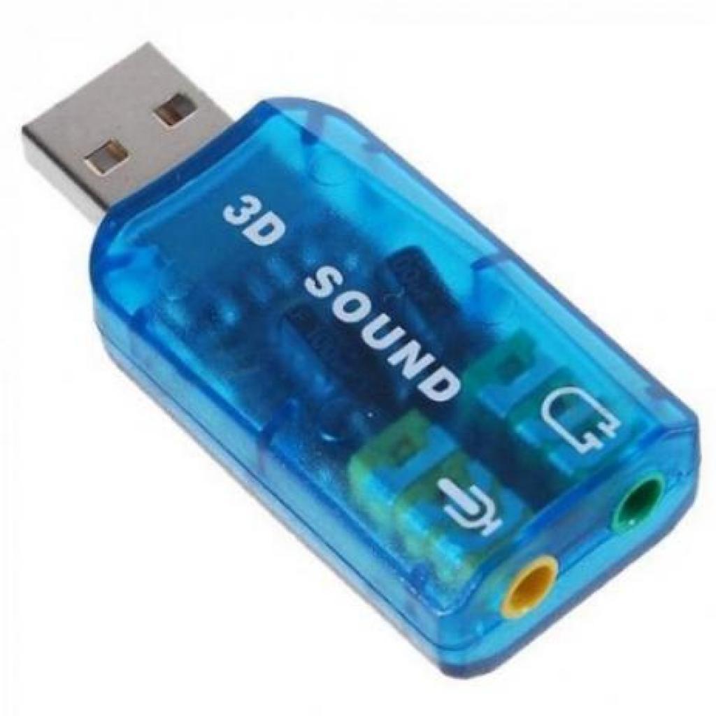 Placa de Som USB 5.1 3D Sound Geral